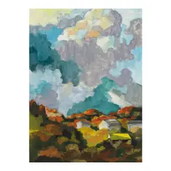 Untitled (A Group of Four Works) by Gene Hackman, one oil on canvas; the rest oil on board, sold Dec 2025