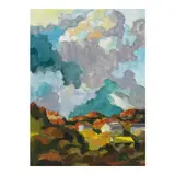 Gene Hackman, Untitled (A Group of Four Works), one oil on canvas; the rest oil on board