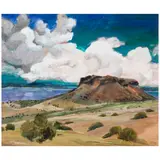 Gene Hackman, Mesa View, oil on board