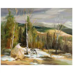 Untitled Landscapes (A Group of Three) by Gene Hackman, sold Dec 2025