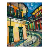 James Mitchell Michalopoulos, New Orleans, 2015, acrylic on canvas