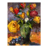 Gene Hackman, Still Life (A Group of Two), oil on canvasboard; oil on board