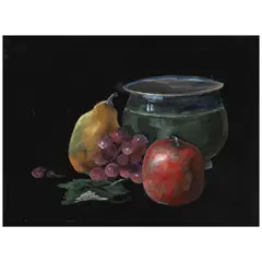 Gene Hackman, Untitled Still Lifes (A Group of Two), unsigned; signed with initials 'GH' (lower right)