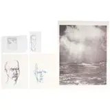 Gene Hackman, A Group of Studies, various media on paper
