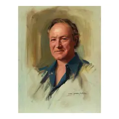 Everett Kinstler, Gene Hackman, 1995, oil on canvas