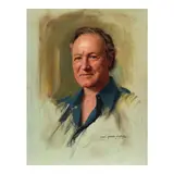 Everett Kinstler, Gene Hackman, 1995, oil on canvas