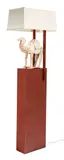 William 'Billy' Haines, Floor lamp with Tang Style Figure, Custom designed for the 1015 North Beverly Drive residence; this example commiss