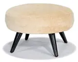 William 'Billy' Haines, Swivel stool, Custom designed for the 1015 North Beverly Drive residence; this example commiss