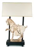 William 'Billy' Haines, Table Lamp with Tang Style Figure, Custom designed for the 1015 North Beverly Drive residence; this example commiss