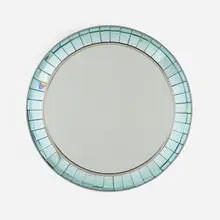 Ghiró Studio, Acqua mirror, 2014, hand-cut crystal, mirrored glass, nickel