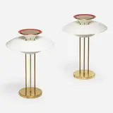 Poul Henningsen, PH 5 table lamps, pair