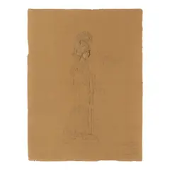 John Flaxman Jr., A folio album containing 33 loose-leaf line drawings of sculptures from the Vatican and Capitoline Museums,, pencil, pen and grey ink