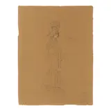 John Flaxman Jr., A folio album containing 33 loose-leaf line drawings of sculptures from the Vatican and Capitoline Museums,, pencil, pen and grey ink
