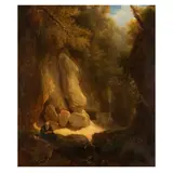 Andrew Wilson, St Benedict, Subiaco, oil on canvas