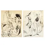 Cecil Beaton, Costume design for My Fair Lady, watercolour on paper