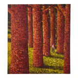 Robert Maclaurin, Back to the wood, oil on canvas