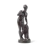 Bertel Thorvaldsen, 19th century patinated bronze figure of Venus, patinated bronze