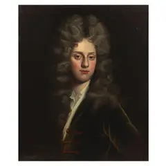 Michael Dahl the Younger, Portrait of a gentleman, said to be Leftwich Oldfield, bust-length, in a green velvet jacket and within a painted oval, oil on canvas