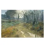 Colin W. Burns, Pheasant drive, Breckland, Norfolk, oil on canvas