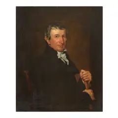Portrait of a Gentleman by English School, oil on canvas, offered Apr 2026
