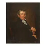 English School, Portrait of a Gentleman, oil on canvas