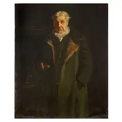 Portrait of Sir Robert Martin Craven, J.P. F.R.C.S by English School, oil on canvas, sold Apr 2026