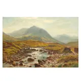 Louis Bosworth Hurt, An autumn afternoon, oil on board