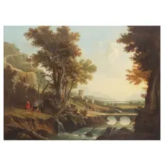 Continental School, Setting up the camp; The homeward journey, a pair, oil on canvas