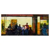 Joe McIntyre, Study for Evening In, oil on canvasboard