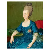 Alexander Roslin, Portrait of a lady wearing the Order of St Catherine, oil on canvas