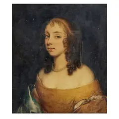 Sir Anthony van Dyke, Portrait of a lady, said to be Charlotte de la Tremoille, later Countess of Derby (1599-1664), oil on canvas