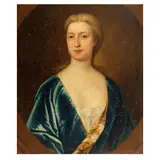 Scottish School, A portrait of Margaret Nichol, married George Graeme 1665, 6th Laird of Inchbrakie, oil on canvas, feigned oval