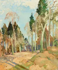 Alick Riddel Sturrock, signed 'A R STURROCK' (lower right), further titled and signed (verso), oil on canvas