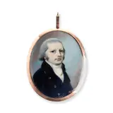 Thomas Richmond, Miniature of a gentleman, watercolour on ivory, oval