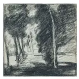 John Duncan Fergusson Rba, The woods, believed to be St Palais
