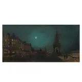 Wilfred Bosworth Jenkins, Princes Street and the Scott Monument, Edinburgh, oil on board