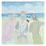 Brenda Lenaghan Rsw, Hats for eating bouillabaisse, oil on board