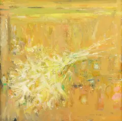 John Houston Obe Rsa Rsw Rgi Ssa, Flowers in the Sun, oil on canvas