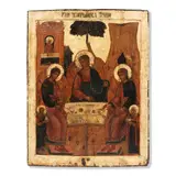 Icon of the Old Testament Trinity, Russia, 17th Century