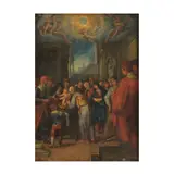 Ecole florentine, Circoncision, oil on copper