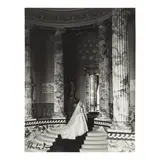 Lord Snowdon, Lady Anne Coke on her wedding day to Colin Tennant, 3rd Baron Glenconner, 21 April 1956, Silver gelatin print, indistinctly signed 'Armstrong-Jones' (lower left) and with photographer's ink-stamp credit to reverse