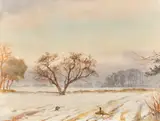 John Cyril Harrison, Pheasants in a winter landscape
