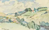 Paul Maze, Ireland, watercolour on paper