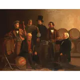 John Davies, The ale tasters, oil on canvas