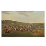 Samuel Henry Alken, The Finish of the 1818 Derby, Sam Chifney Jnr riding Mr Thornhill's Sam, oil on canvas