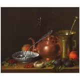Johann Adam Schlesinger, Still life of fruit, oil on panel