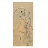 Edwin John Alexander, Rsa, Rsw, Rws, Butterfly and grasses, watercolour and bodycolour