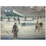 William Gordon Burn Murdoch, A Greenland Whale Fishery, oil on canvas
