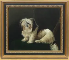 Rupert Arthur Dent, A Tibetan Terrier, oil on canvas
