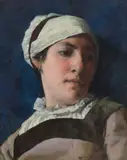 William John Wainwright, Rws, Rba, Portrait of a maid, oil on canvas